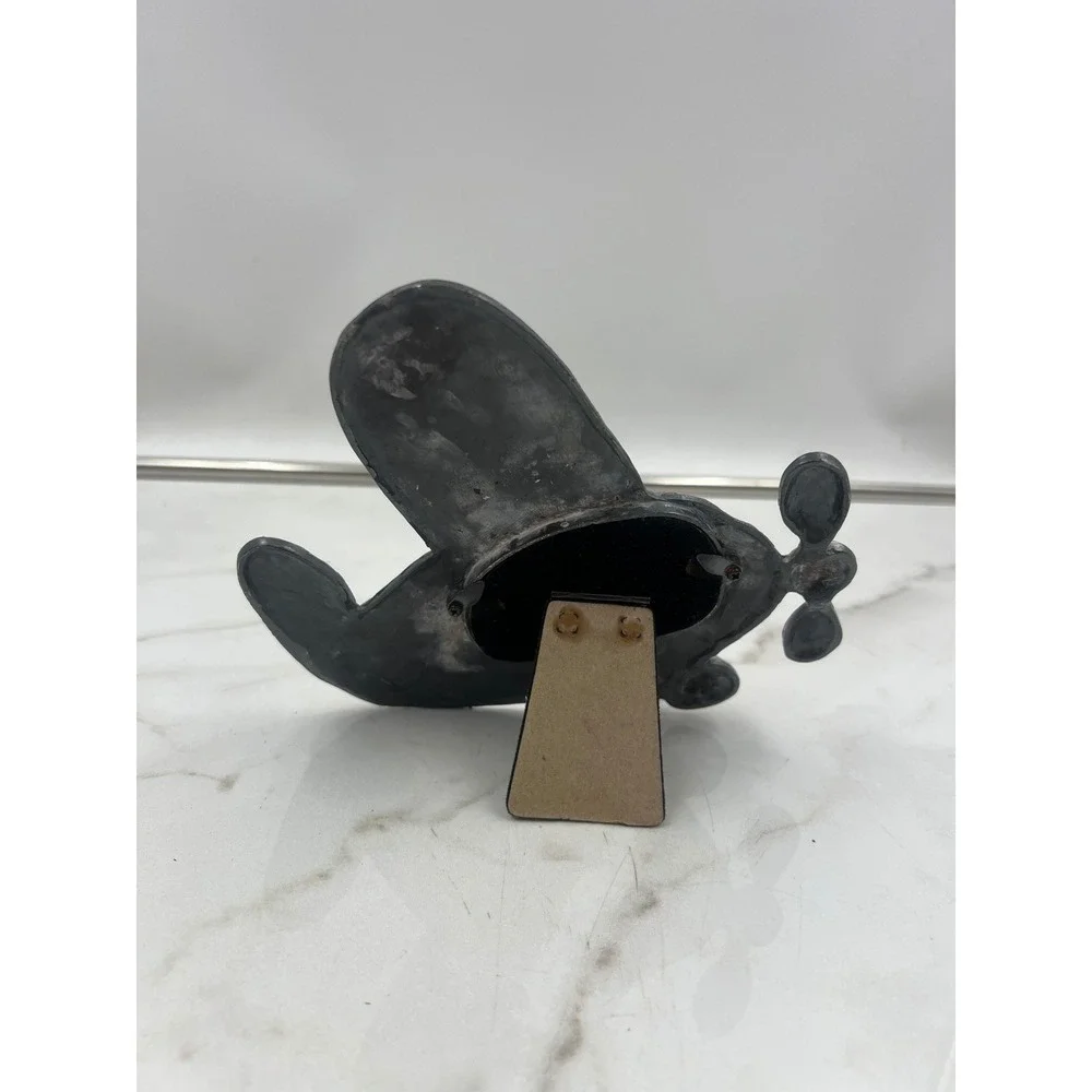 Ashleigh Manor Folk Frames Airplane Photo Frame Ruth Reynolds Darby Pewter Tone